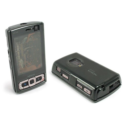 BoxWave Active Nokia N95 (8GB) Case - The Clear Case (Smoke Grey